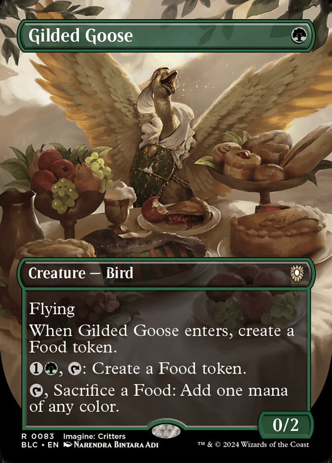 Gilded Goose - [Borderless] Bloomburrow Commander (BLC)