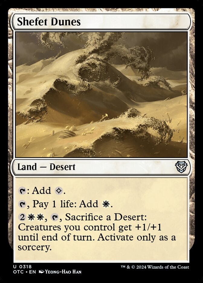 Shefet Dunes (318) - Outlaws of Thunder Junction Commander (OTC)