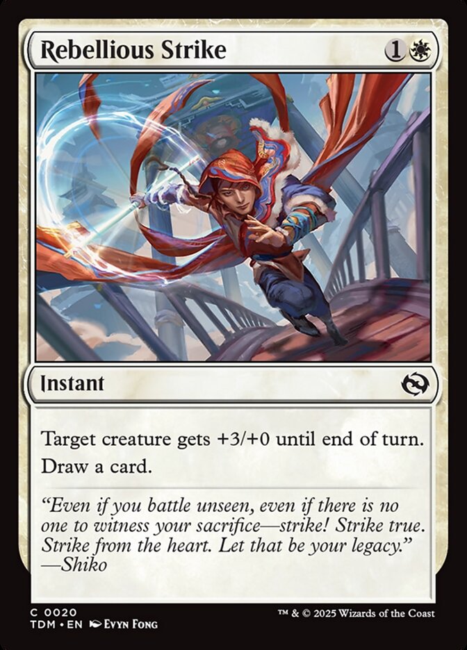 Rebellious Strike (20) - Tarkir: Dragonstorm (TDM)