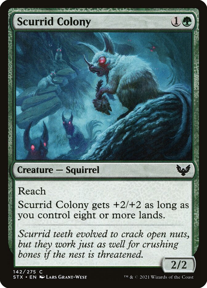 Scurrid Colony (142) - Strixhaven: School of Mages (STX)