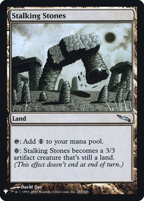 Stalking Stones (MRD-284) - The List (PLST)