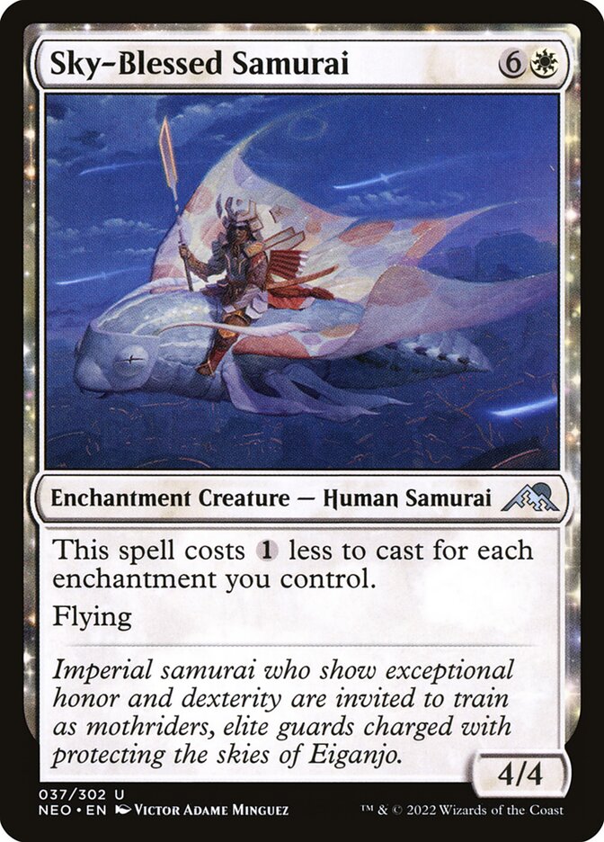 Sky-Blessed Samurai (37) - Kamigawa: Neon Dynasty (NEO)