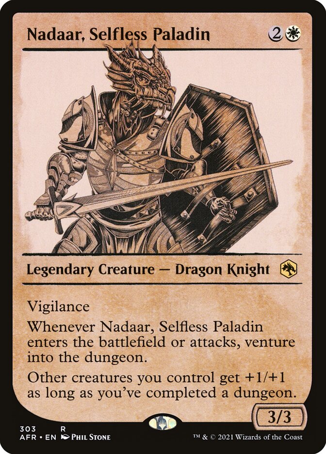 Nadaar, Selfless Paladin (303) - Adventures in the Forgotten Realms (AFR)