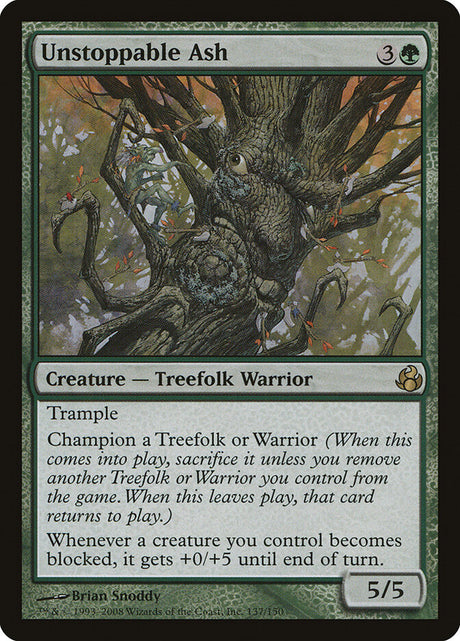 Unstoppable Ash (137) - Morningtide (MOR)