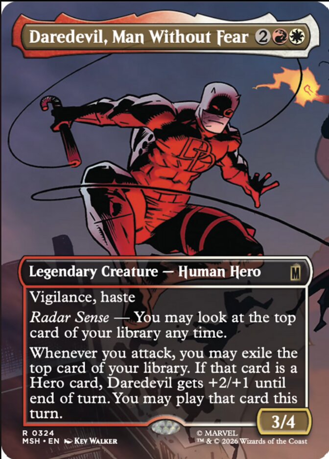 Daredevil, Man Without Fear (324) - Marvel Super Heroes (MSH)