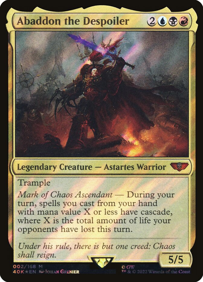 Abaddon the Despoiler (2) - Warhammer 40,000 Commander (40K)