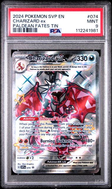 Charizard ex #074 - [Graded PSA 9]  SV: Scarlet & Violet Promo Cards (SVP)