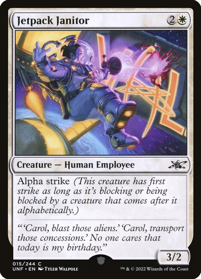 Jetpack Janitor (15) - Unfinity (UNF)
