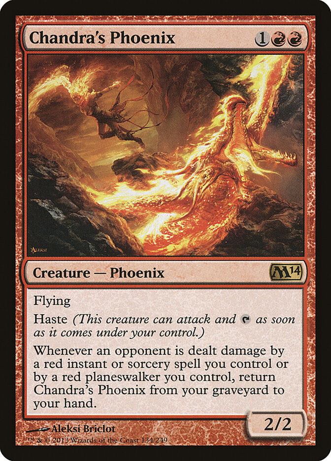 Chandra's Phoenix (134) - Magic 2014 (M14)