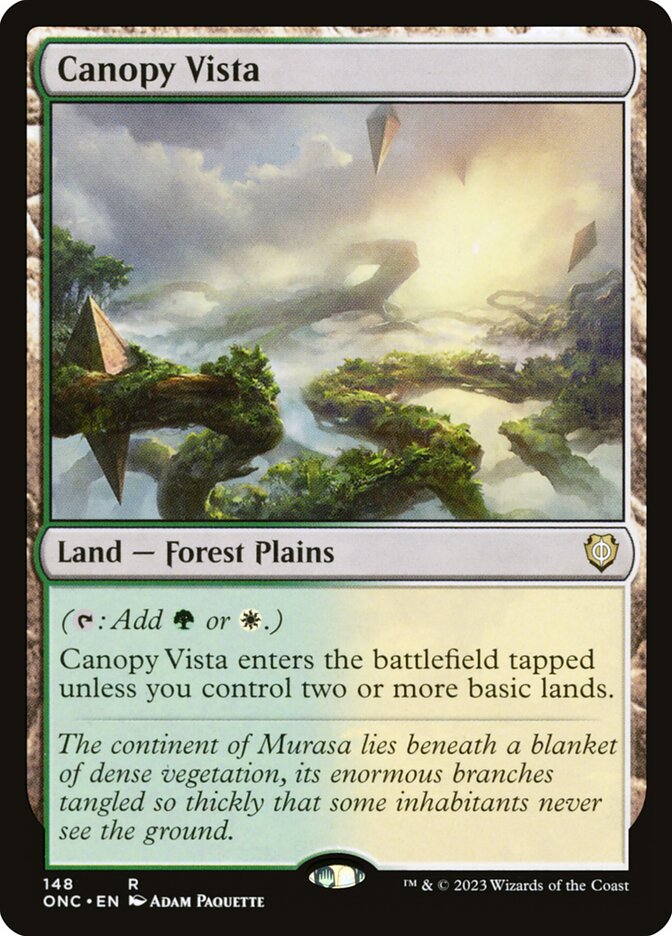 Canopy Vista (148) - Phyrexia: All Will Be One Commander (ONC)
