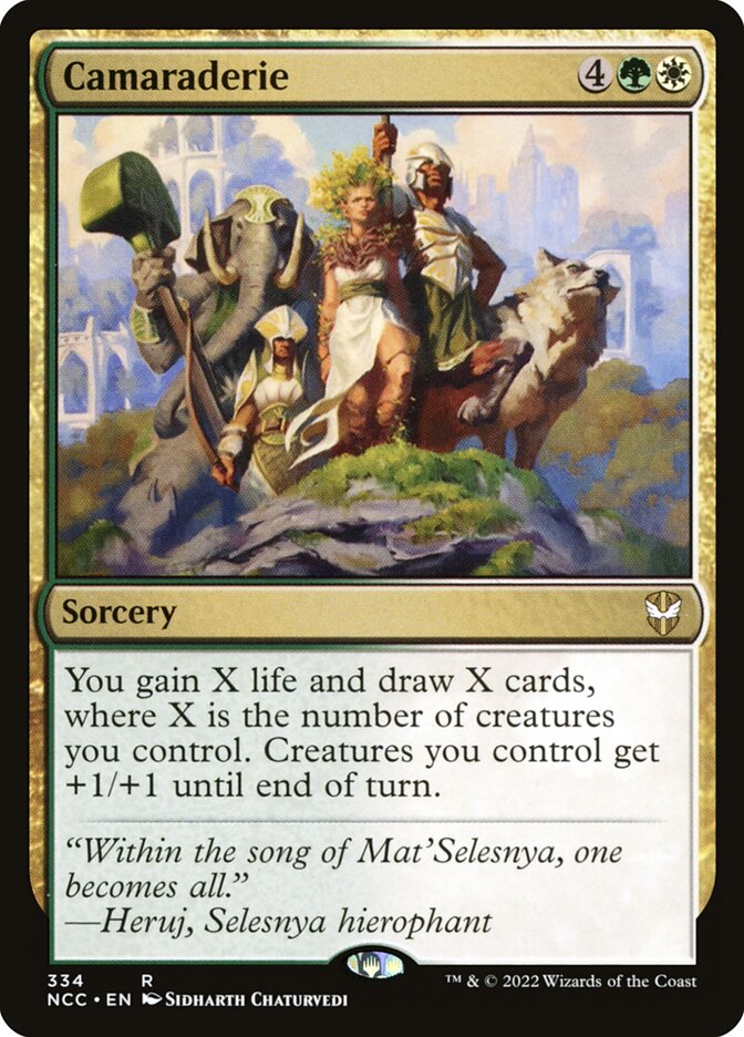 Camaraderie (334) - New Capenna Commander (NCC)