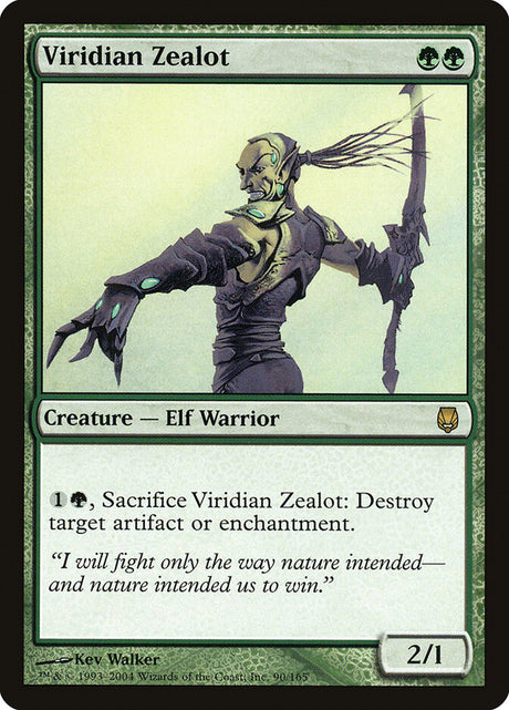 Viridian Zealot (90) - Darksteel (DST)