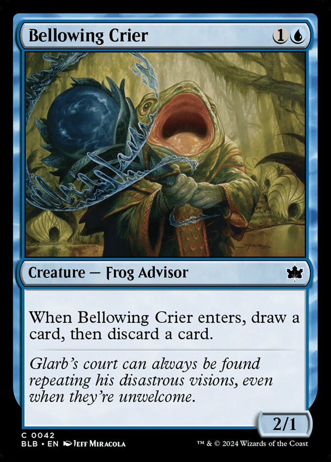Bellowing Crier (42) - Bloomburrow (BLB)