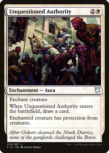 Unquestioned Authority (78) - Commander 2018 (C18)