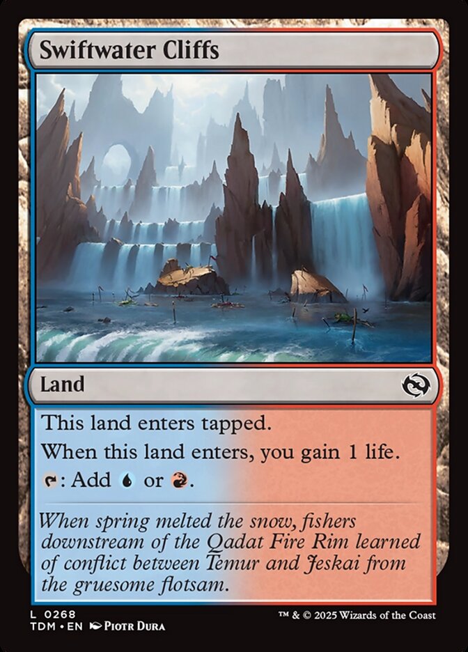 Swiftwater Cliffs (268) - Tarkir: Dragonstorm (TDM)