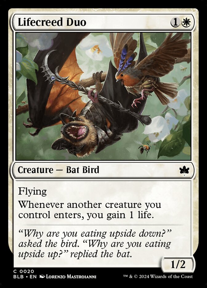 Lifecreed Duo (20) - Bloomburrow (BLB)