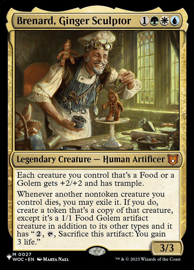 Brenard, Ginger Sculptor (WOC-27) - The List (PLST)