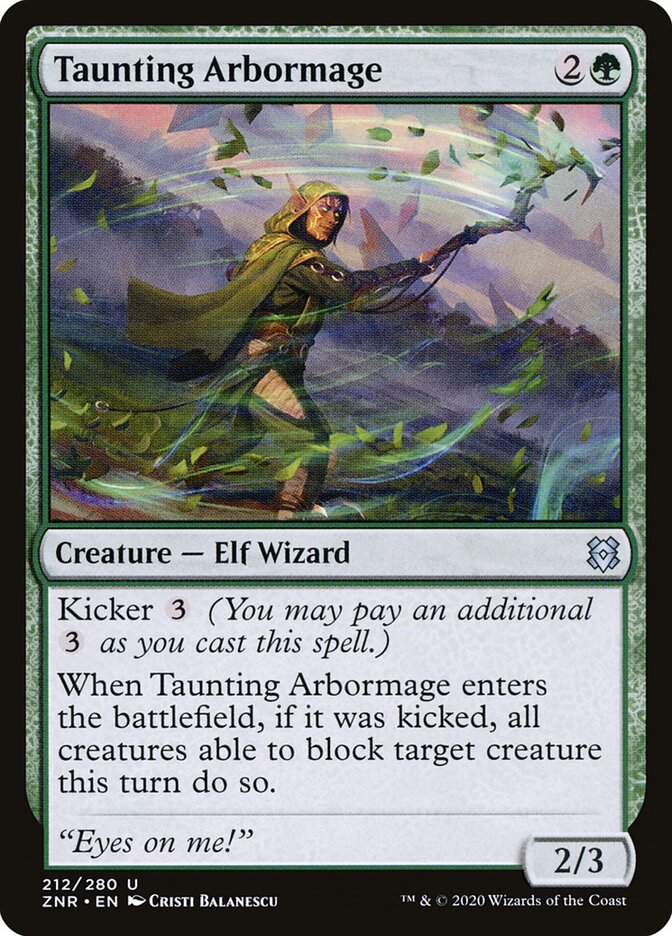 Taunting Arbormage (212) - Zendikar Rising (ZNR)