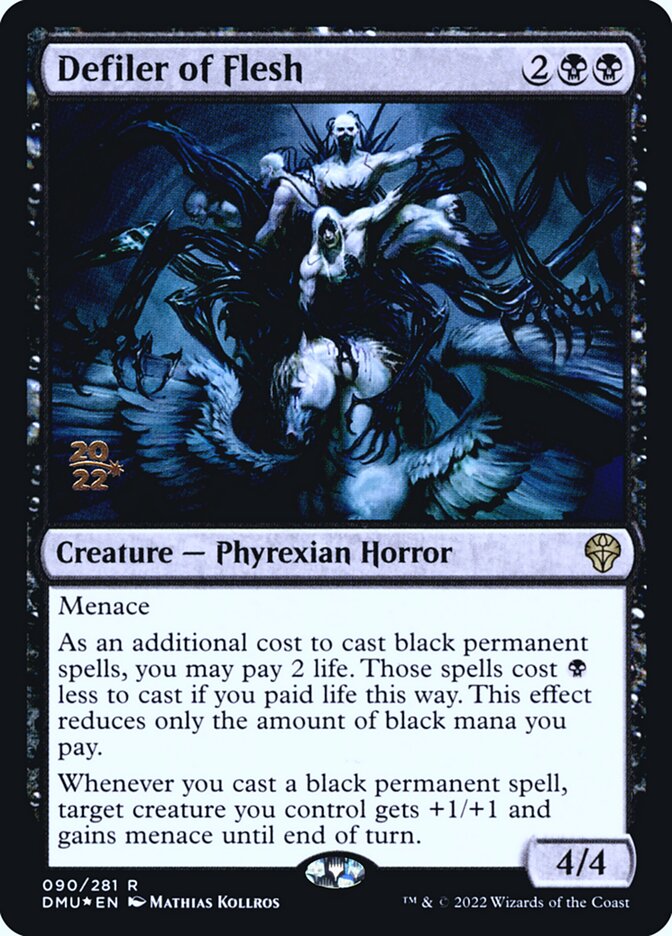 Defiler of Flesh (90s) - Dominaria United Promos (PDMU)