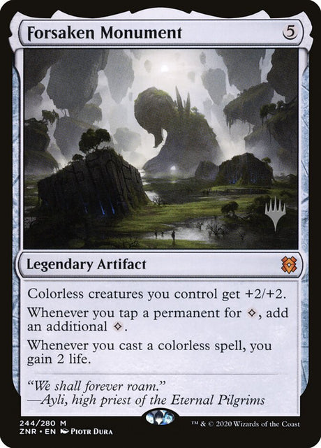 Forsaken Monument (244p) - Zendikar Rising Promos (PZNR)