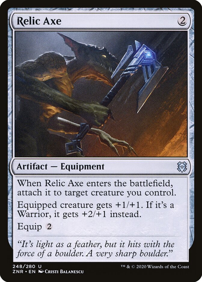 Relic Axe (248) - Zendikar Rising (ZNR)