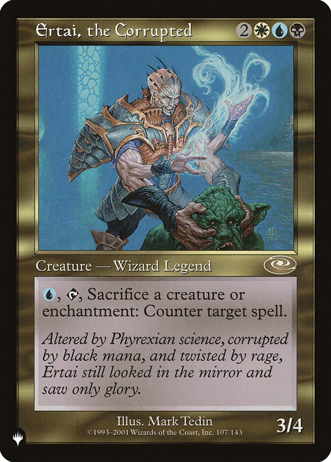 Ertai, the Corrupted (PLS-107) - The List (PLST)