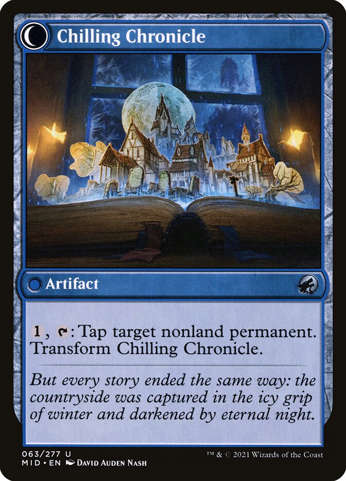 Mysterious Tome // Chilling Chronicle (63) - Innistrad: Midnight Hunt (MID)