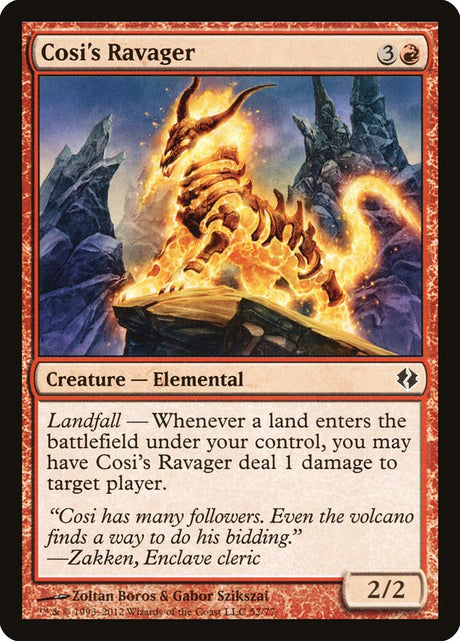 Cosi's Ravager (52) - Duel Decks: Venser vs. Koth (DDI)