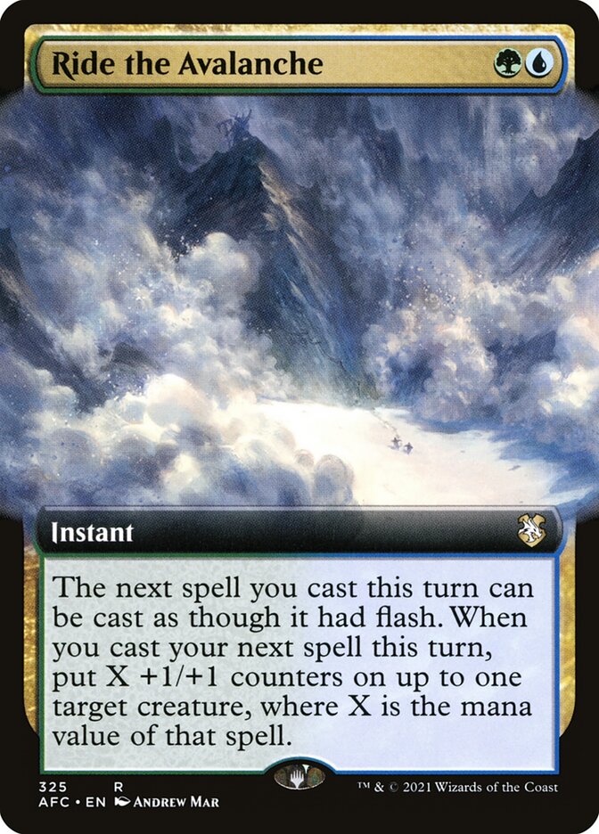 Ride the Avalanche (325) - Forgotten Realms Commander (AFC)