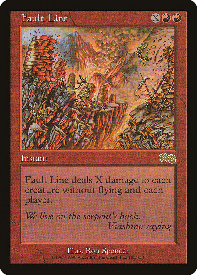 Fault Line (185) - Urza's Saga (USG)