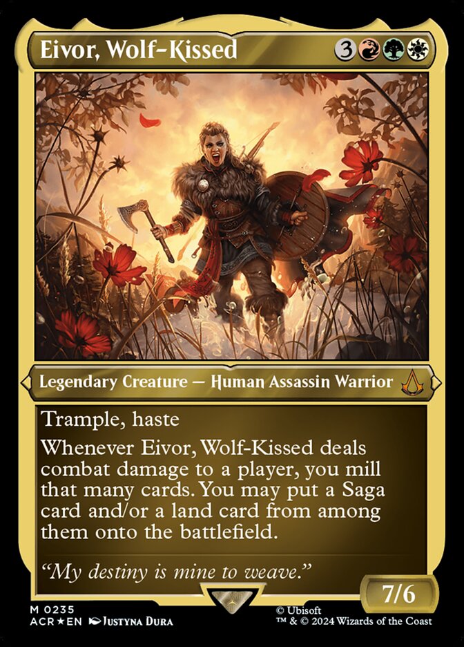 Eivor, Wolf-Kissed - [Etched Foil] Assassin's Creed (ACR)