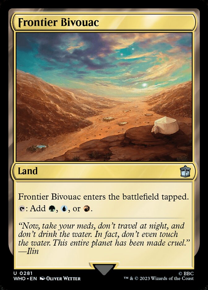 Frontier Bivouac (281) - Doctor Who (WHO)