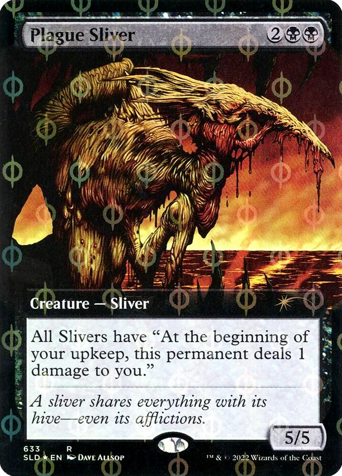 Plague Sliver (633Φ) - Secret Lair Drop (SLD)