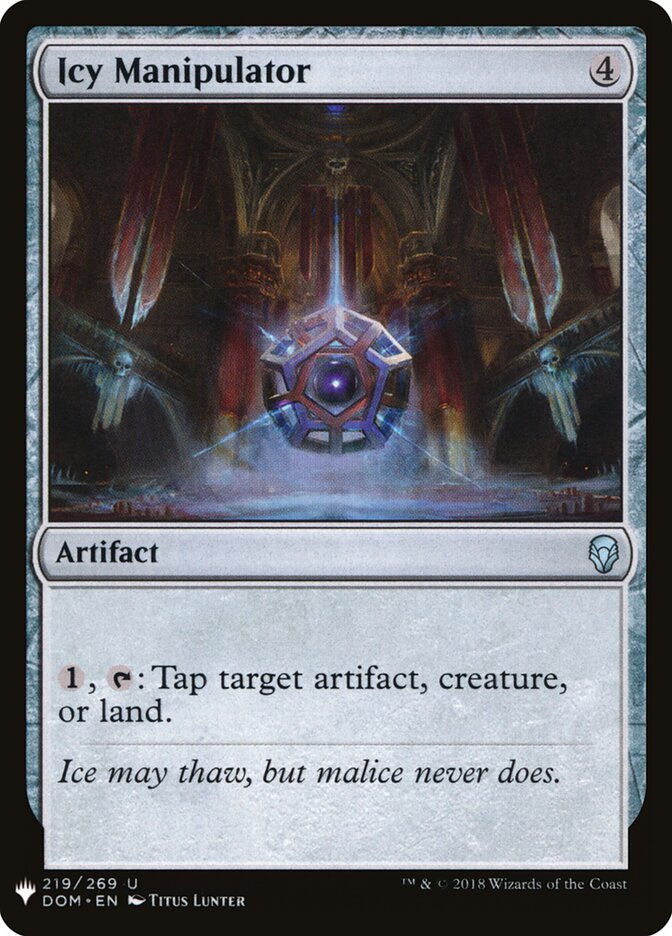 Icy Manipulator (DOM-219) - The List (PLST)