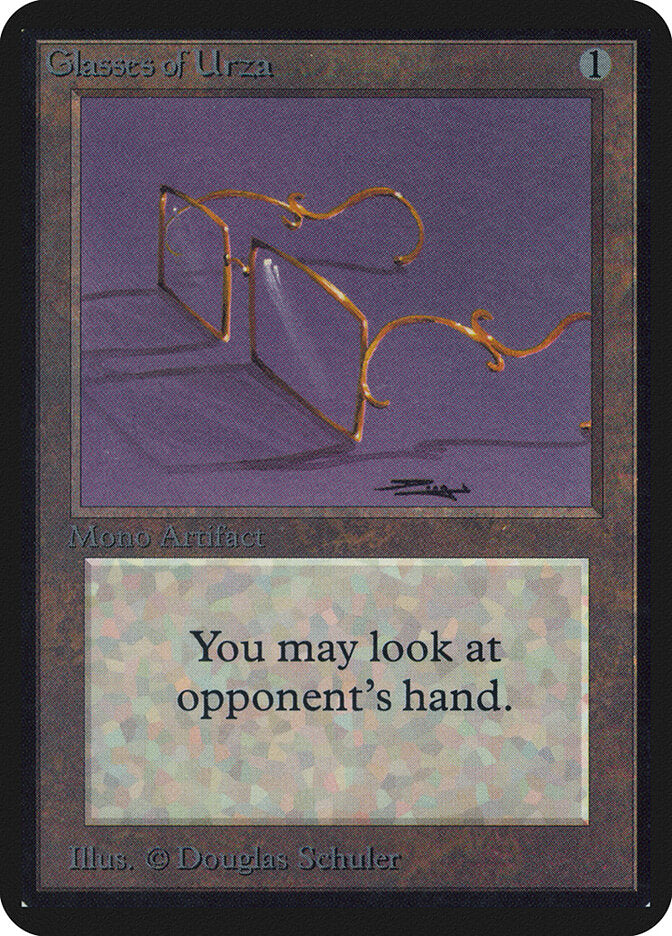 Glasses of Urza (245) - Limited Edition Alpha (LEA)