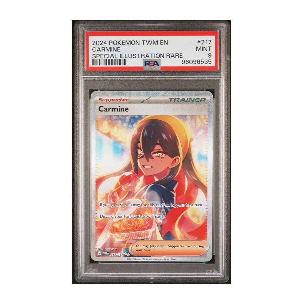 Carmine 217/167 - [Holo, Graded PSA 9] SV06: Twilight Masquerade (TWM)