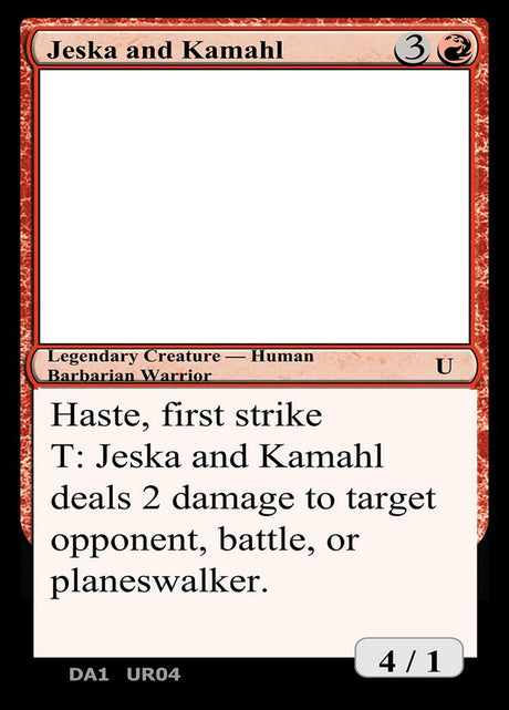 Jeska and Kamahl (UR04b) - Unknown Event (UNK)