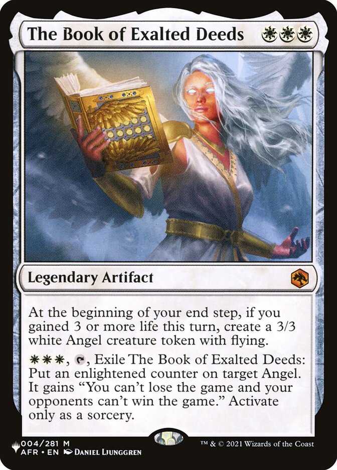 The Book of Exalted Deeds (AFR-4) - The List (PLST)
