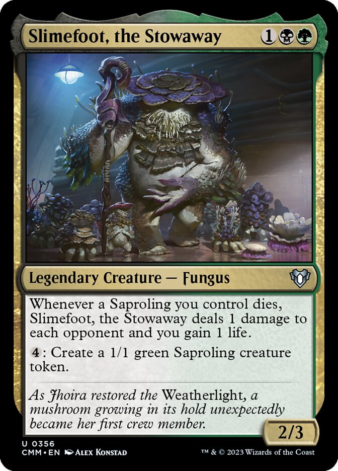 Slimefoot, the Stowaway (356) - Commander Masters (CMM)