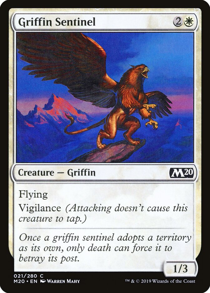 Griffin Sentinel (21) - Core Set 2020 (M20)