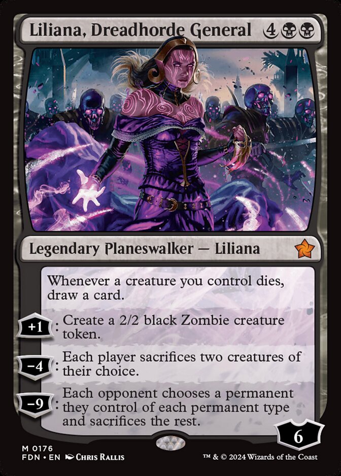 Liliana, Dreadhorde General (176) - Foundations (FDN)