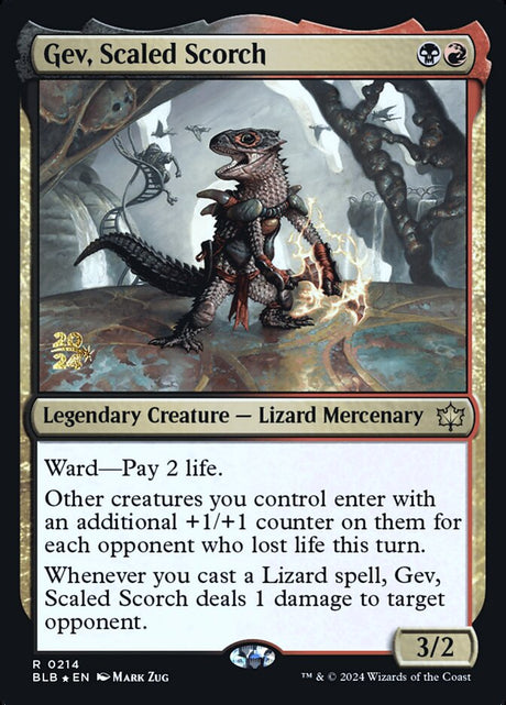 Gev, Scaled Scorch (214s) - Bloomburrow Promos (PBLB)