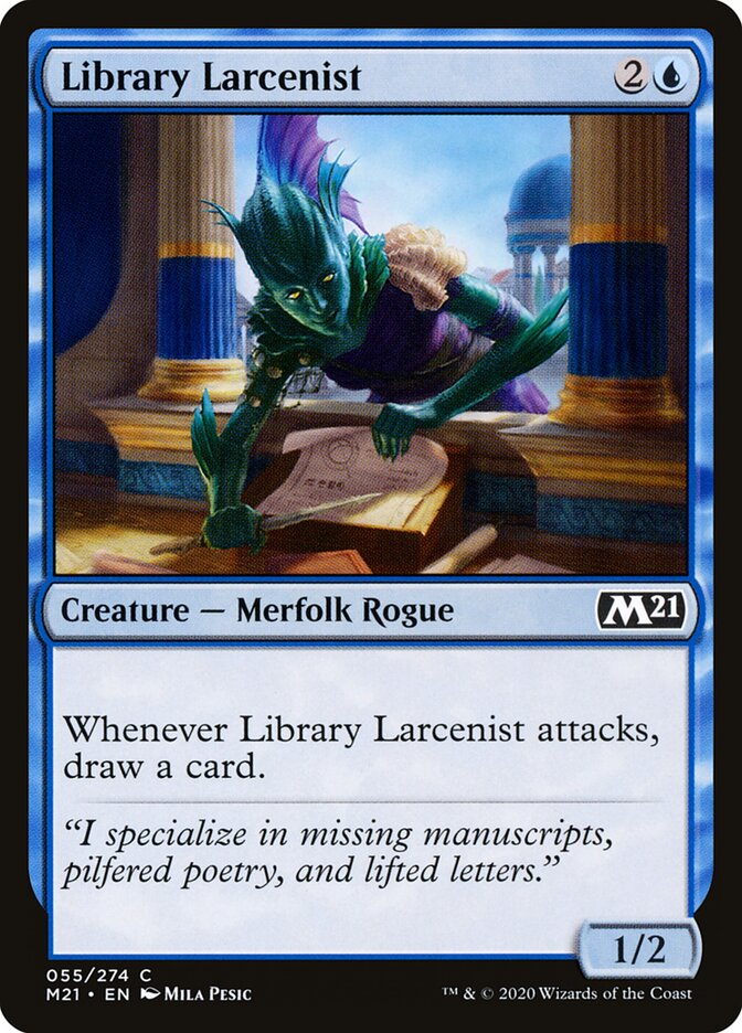 Library Larcenist (55) - Core Set 2021 (M21)