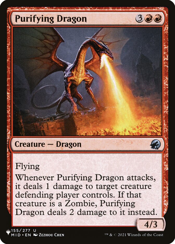 Purifying Dragon (MID-155) - The List (PLST)