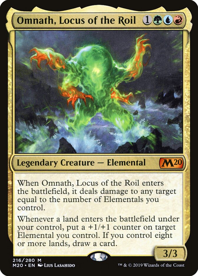 Omnath, Locus of the Roil (216) - Core Set 2020 (M20)