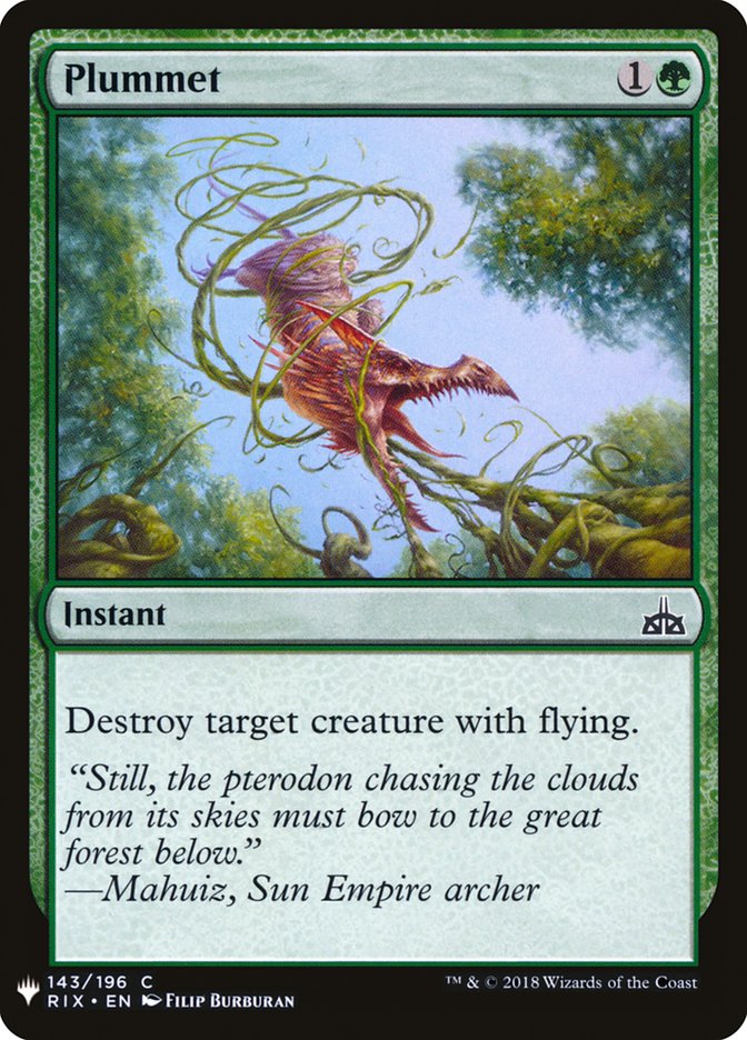 Plummet - The List (PLST)