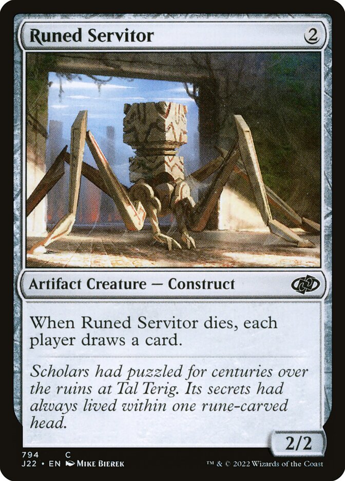 Runed Servitor (794) - Jumpstart 2022 (J22)