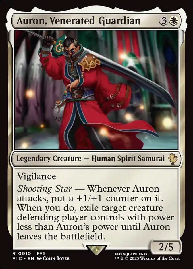 Auron, Venerated Guardian (10) - Final Fantasy Commander (FIC)