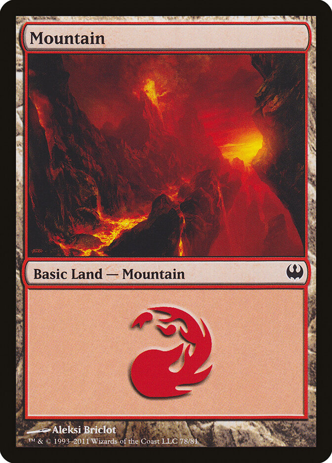 Mountain (78) - Duel Decks: Knights vs. Dragons (DDG)
