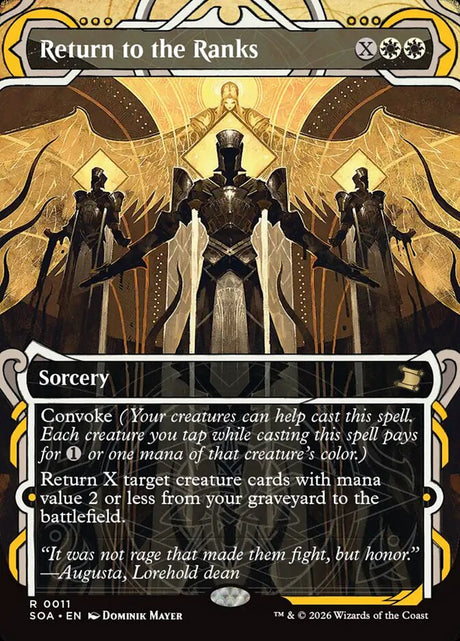 Return to the Ranks (11) - Secrets of Strixhaven Mystical Archive (SOA)